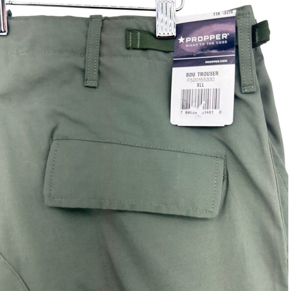 Propper BDU Trouser Button Fly Olive Green Cotton Ripstop Cargo Pants F520155330
